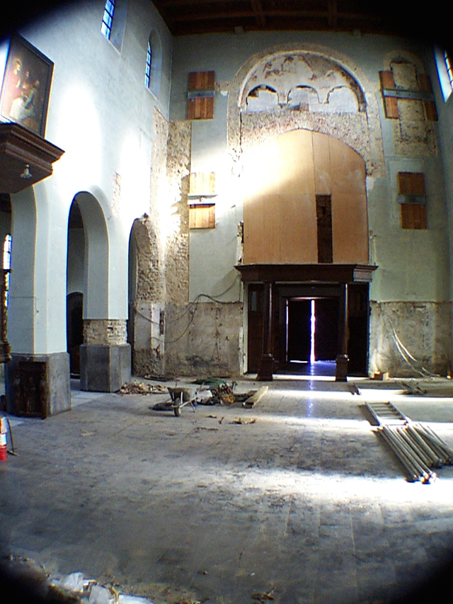 Restoration east choir inside 1