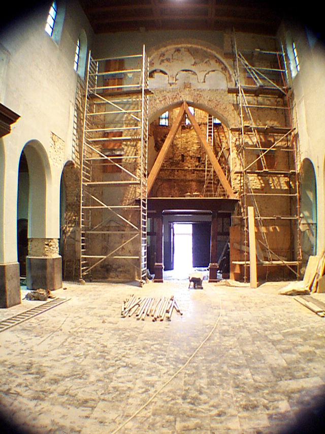 Restoration east choir inside 2