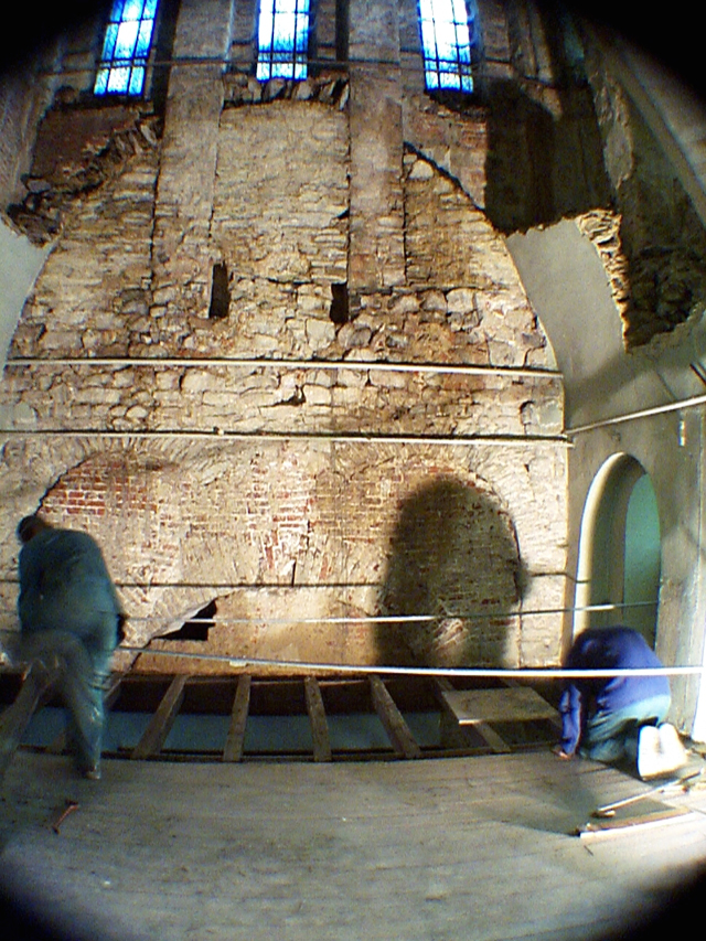 Restoration east choir inside 4