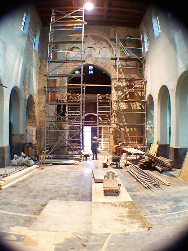 Restoration east choir inside 7