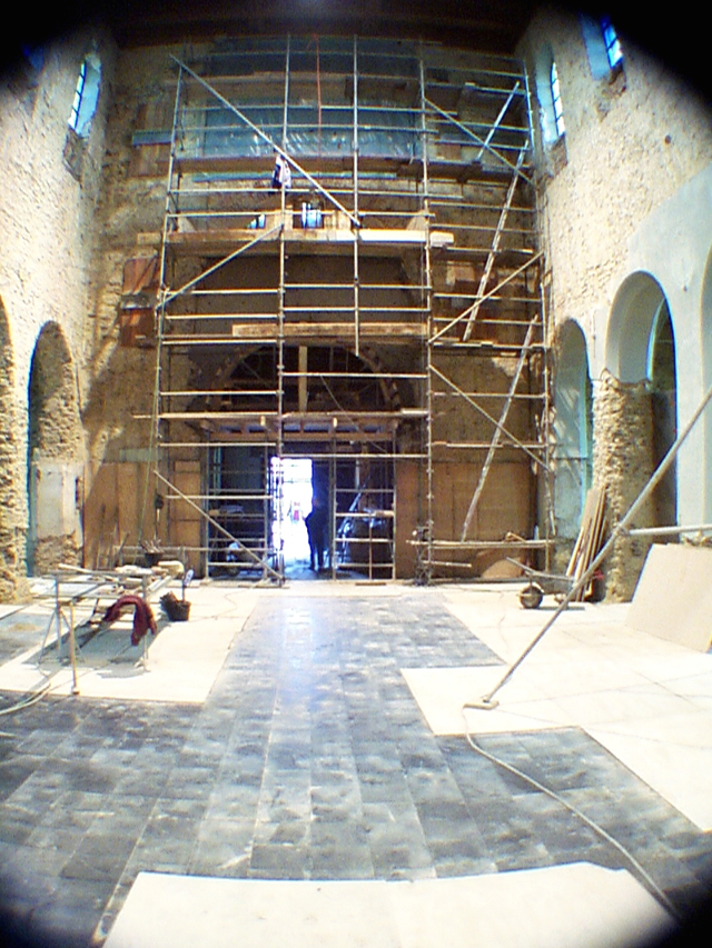 Restoration east choir inside 10