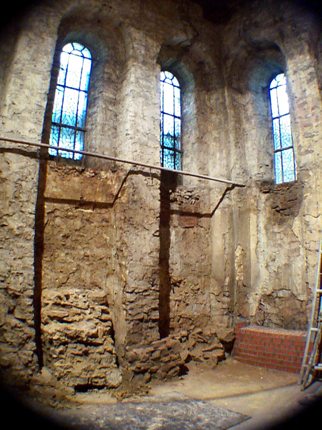 Restoration east choir inside 14