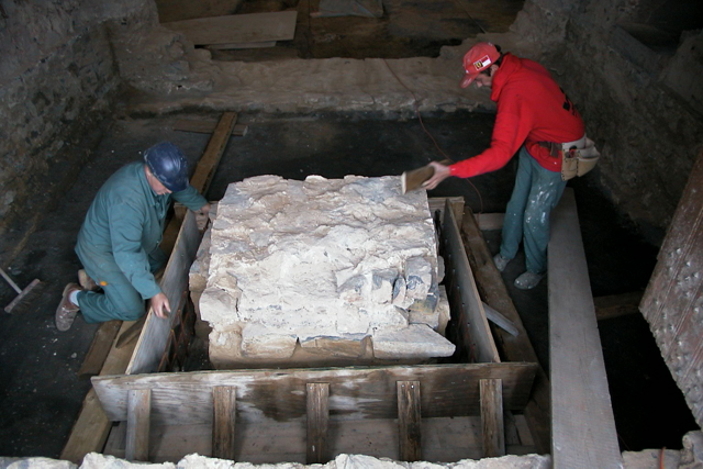 Restoration east choir inside 31